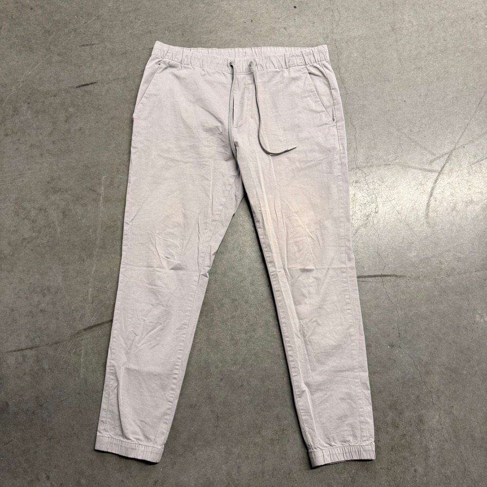 Calvin Klein Slim‎ Fit Infinite Flex Waist Joggers Light Grey Pants Mens